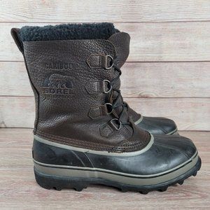 Sorel Caribou Waterproof Snow Boots Men's Size 14 Lined Insulated Winter Shoes